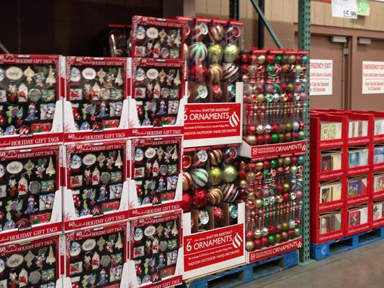 There's no better feeling than buying Christmas ornaments in shorts and a t-shirt.