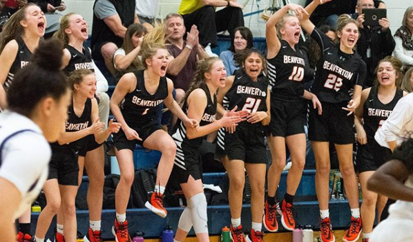 The team celebrates after another victory.