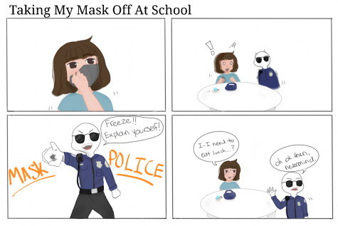 Comic: Taking my mask off at school