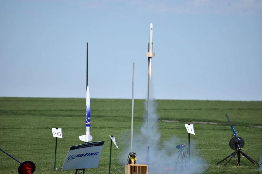 Suns teams rocket blasts off at their recent national TARC competition in Washington.