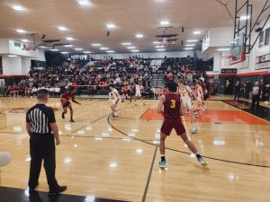Beaverton played Central Catholic on January 6th, for its annual sock toss charity game. 