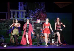 Image courtesy of Beaverton Drama. Actors perform on the opening night of She Kills Monsters.