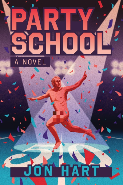 Party School is Jon Harts first novel. It comes after his 2013 book, Man Versus Ball, that chronicles Hart’s experiences with obscure sports. 