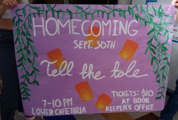 This years Homecoming theme is Tell the Tale. 