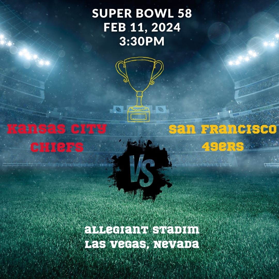 The Chiefs and the 49ers played in Super Bowl 58 in Las Vegas.