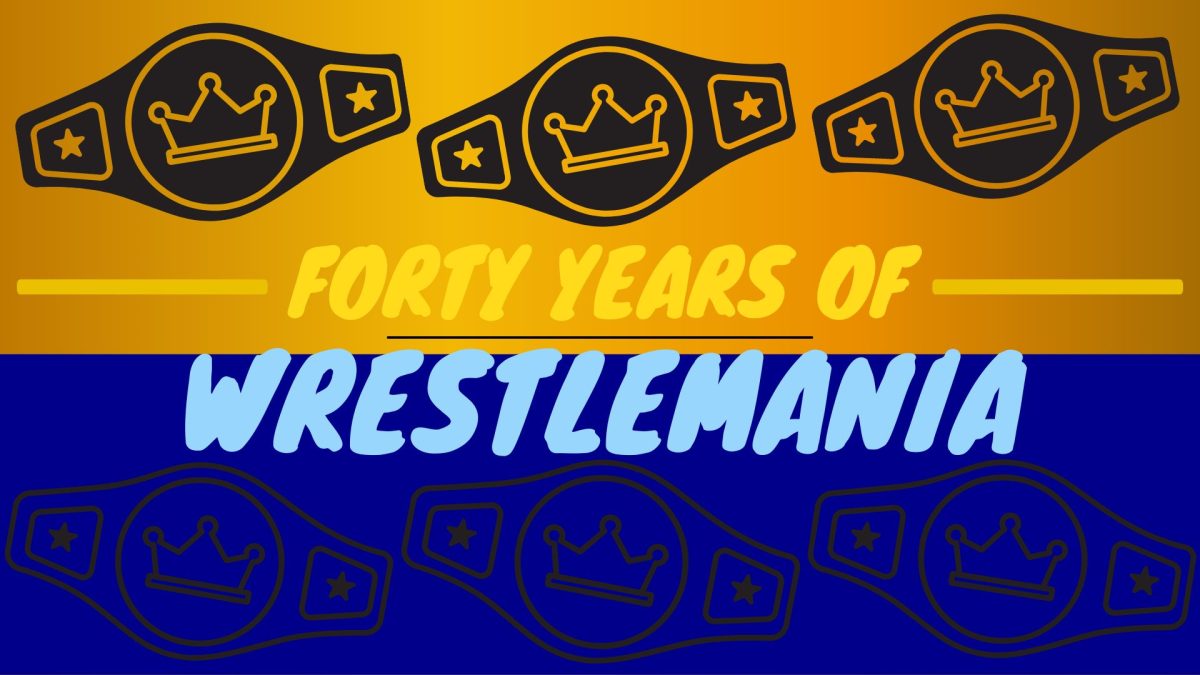 World+Wrestling+Entertainment+celebrated+40+years+of+WrestleMania%2C+its+main+event.+