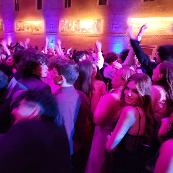 This years prom dance was held in a ballroom at the Portland Art Museum. 