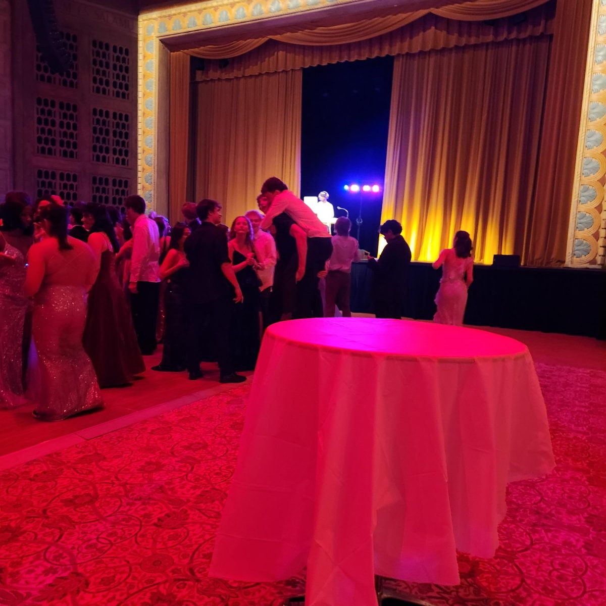 This years prom dance was held in a ballroom at the Portland Art Museum. 
