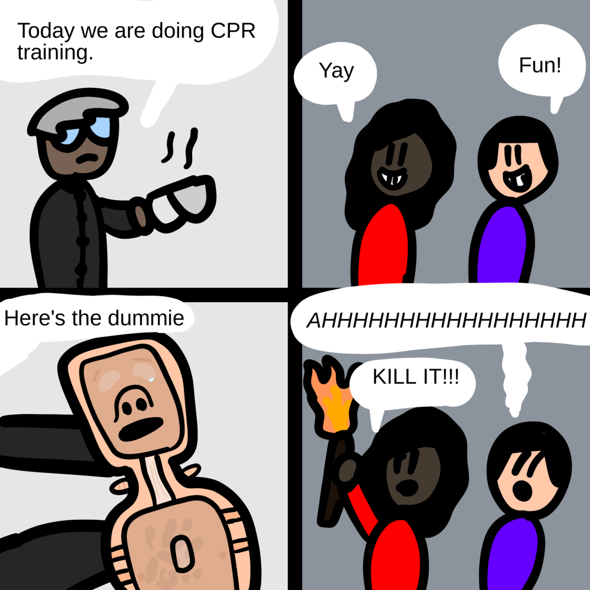 Beware of the CPR dummies. 